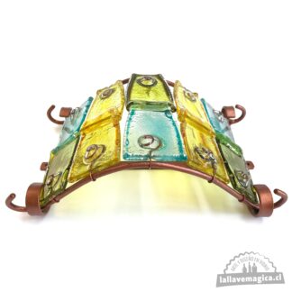 apliqué de 10 botellas de vidrio